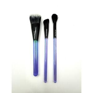 NEW Wingme Cosmetics Makeup Halo Series Brush Trio Set of 3 Makeup Brushes